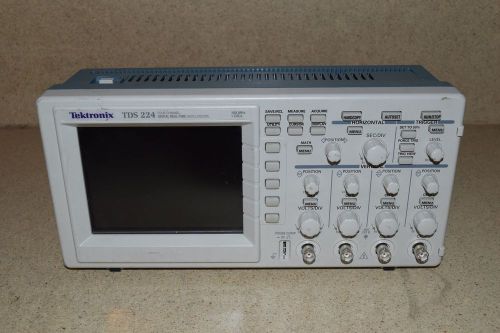 TEKTRONIX TDS 224 TDS224 FOUR CHANNEL DIGITAL REAL TIME OSCILLOSCOPE DISPLAY(DG)