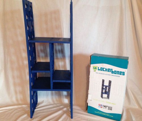 LOCKER BONES BLUE LOCKER ORGANIZER FRAME 12&#034;