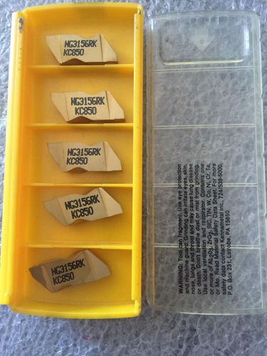 Kennametal NG3156RK KC850 Carbide Insert, Lot Of 5 Pcs