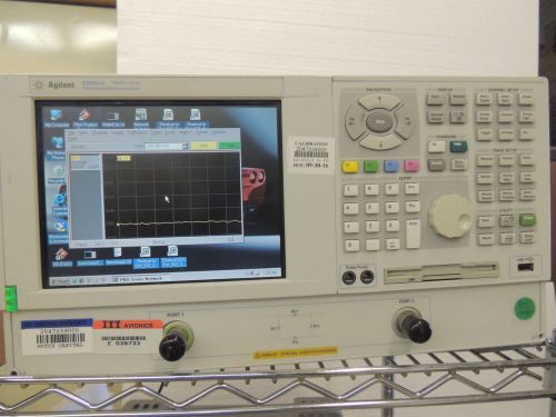 AGILENT E8802A 300KHZ 6GHZ PNA SERIES NETWORK ANALYZER OPT 010, 1E1, 1E5