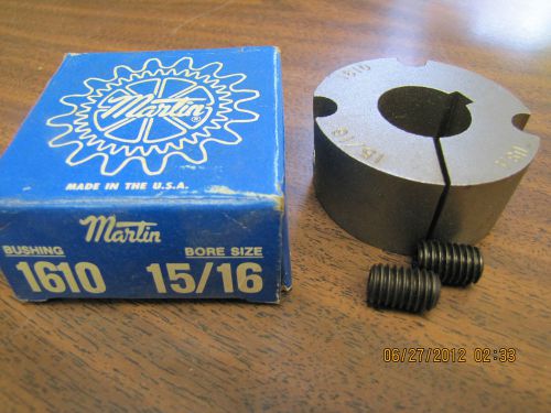 NEW MARTIN TAPERED BUSHING 1610 15/16&#034; BORE