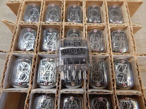 IN-12a NIXIE TUBES NOS USSR NEW! LOT 25 pcs  for clock