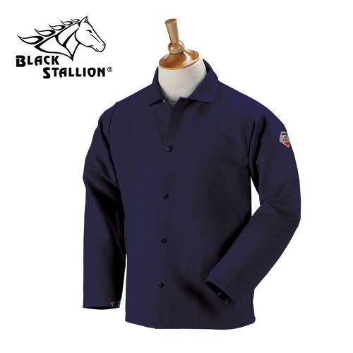 Revco Black Stallion TruGuard 200 FR Welding Jacket  FN9-30C NAVY