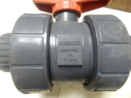 Nibco/Chemtrol 1-1/4&#034;  Tru-Bloc  PVC Ball Valve Unit # 1