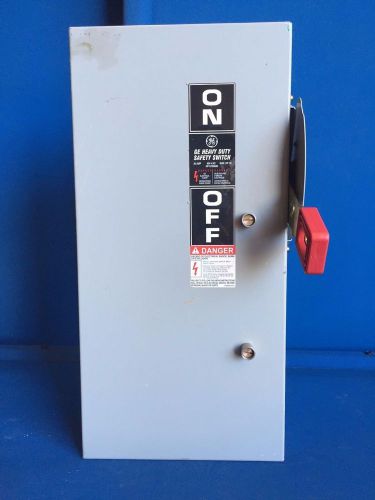 GE Heavy Duty Safety Switch 30A 600V cat # THN3362J