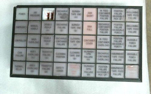 Idec SLC-30N DC 24V 5x9 module annunciator (45) led 20932 - used 60 day warranty