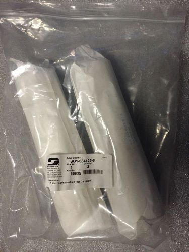 Dynabrade 5 micron disposable filter cartridge, item# 66635, lot of 2 pcs for sale