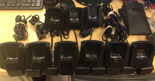 Polycom 84642419 84642432 Series Bases and Power Supplies LOT OF 9.  + 12Battery