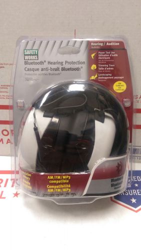 NEW Safety Works SWX00260 Bluetooth Digital AM/FM Earmuffs -free Shipping