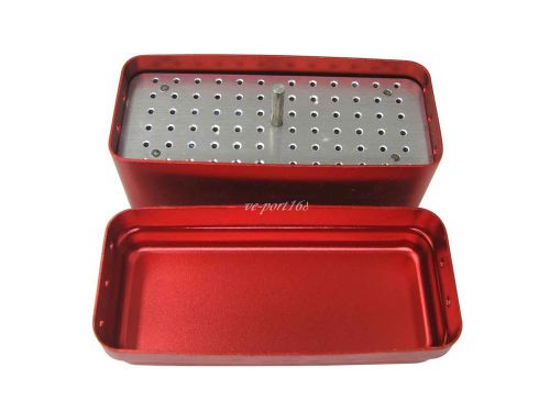 Dental 72 holes burs autoclave disinfection sterilizer box b044a random color ve for sale