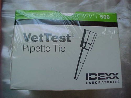 Pipet pipette tips 500 ea sealed box idexx 98-12044-00 for vet test analyzers for sale