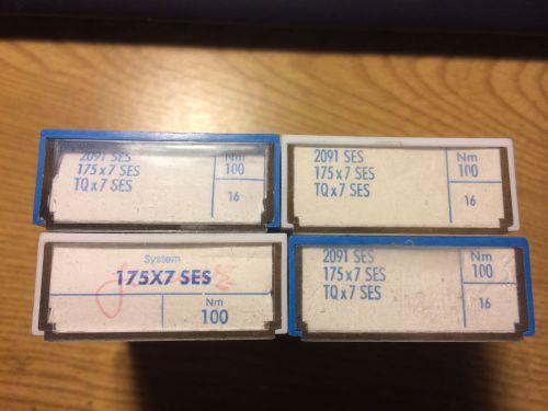 100 pc SCHMETZ 2091 SES 175x7 TQx7 sewing machine needles  NM 100 / 16