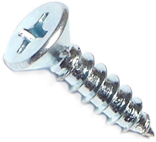 Hard-to-Find Fastener 014973293710 14-Inch x 1-Inch Phillips Flat Wood Screws,