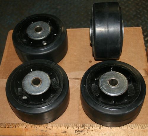 Caster Wheels 6&#034; x 3&#034; (Set of 4)