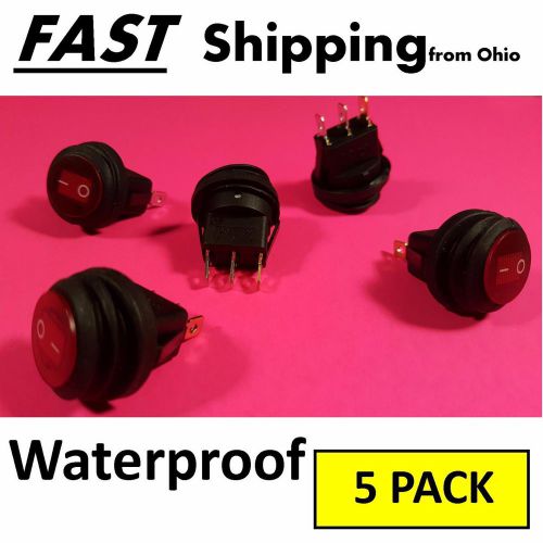 Boat &amp; Marine WATERPROOF Switch - High Amp 20A - - - Ships WORLDWIDE