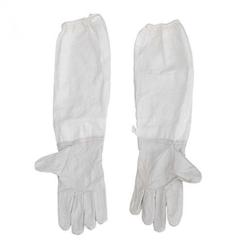 New large beekeeping gloves, goatskin  bee keeping gloves with sleeves for sale