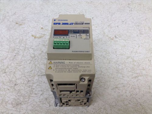 Yaskawa CIMR-J7AM20P7 200-230 VAC In 5 Amp 0.75 kW Drive GPD 305/J7 CIMRJ7AM20P7