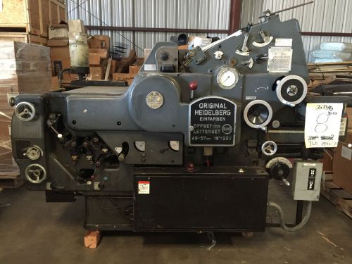 Heidelberg 18 x 22 1/2 kora grey model long box for sale