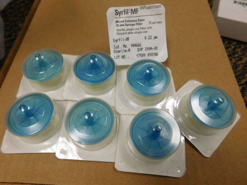 8 Whatman Syrfil-MF Syringe Filter Unit .22 um Mixed Cellulose Ester 25mm 144666