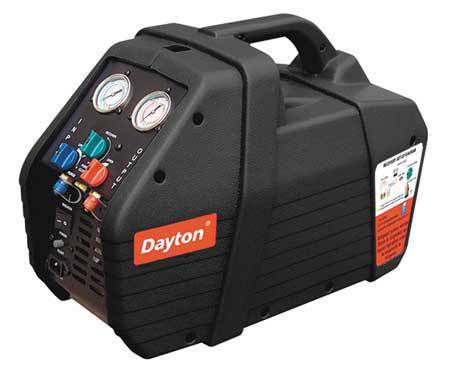 2-Port Refrigerant Recovery Machine, Dayton, 4UKV9