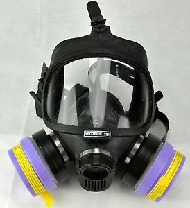 NEOTERIK RESPIRATOR MASK FULL FACE MASK MODEL 2161 DISPOSABLE FILTER MASK.