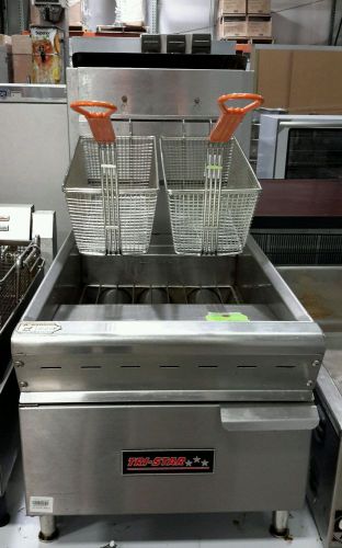 Used Tri-Star TSF-25C 25 lb Countertop Nat. Gas Fryer