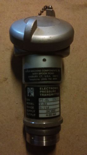 PMC Electronic Pressure Transmitter / Transducer Meter V-HA PT-EL 15110 0-15#