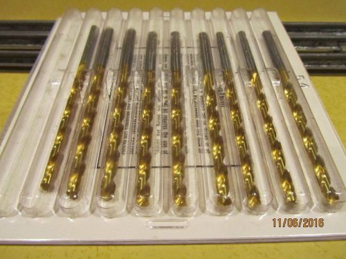 Drill Bits (#7) Vertanium #17 Jobbers HSS D-300-TN  EDP 126411636  9 pcs  NEW