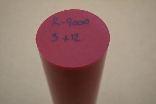 Urethane Round 90A 3&#034; X 12&#034; Polyurethane Pad Spacer Rod Acrotech Inc