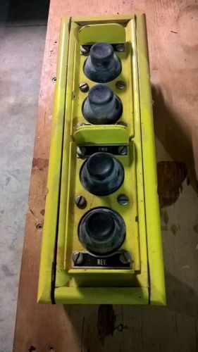 Hubbell hoist crane pendant control station for sale