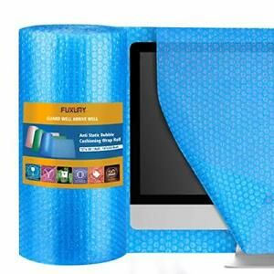 Blue 16&#034; Anti-Static Bubble Cushion Wrap Roll 16&#034;x36&#039; Light Blue(anti-static)