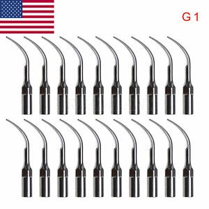 20* Dental Scaling Tips G1 fit EMS UDS Ultrasonic Scaler US YS-Best