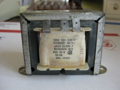 Qty 2 jard tc502424b41  control transformers 120/240 to 12/24 volts heat a/c for sale