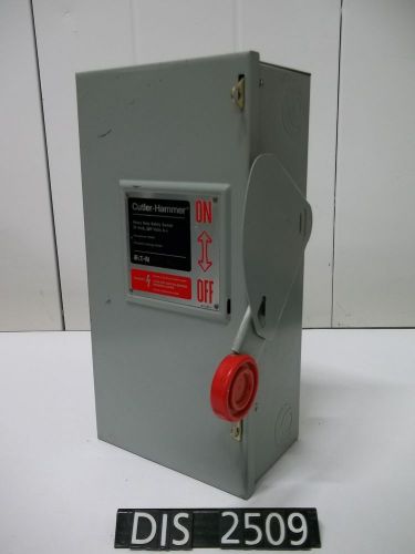 Cutler hammer 600 volt 30 amp nonfused disconnect (dis2509) for sale