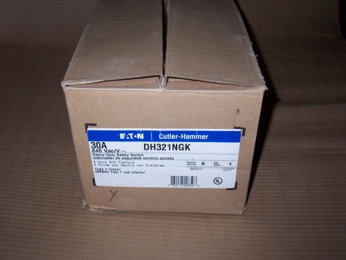 NIB Cutler Hammer DH321NGK 30 amp 240v Fusible Safety Switch Disconnect Shelf