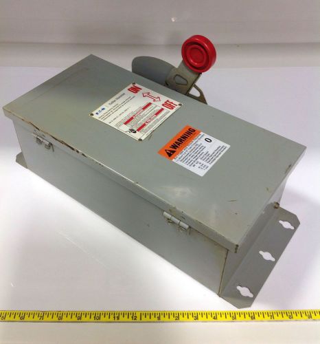 EATON CUTTLER-HAMMER 30A 600V 3POLE  HEAVY DUTY SAFETY SWITCH DH361FDK