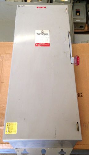 Westinghouse 100 Amp 600V 3P Fusible HFN363 Disconnect Switch
