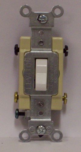 3 LEVITON 4-WAY TOGGLE 15A SWITCHES CS415-2W