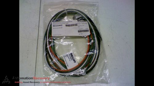 BALLUFF BCC04KZ CORDSET 4 POLE MALE STRAIGHT SINGLE ENDED 600V 10AMP, NEW