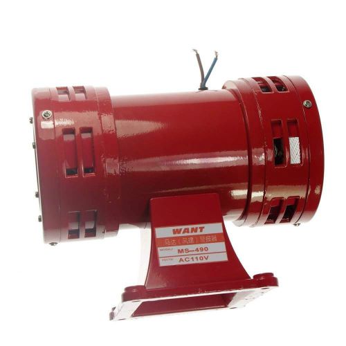 AC110V 150db Motor Driven Air Raid Siren Metal Horn Double Industry Boat Alarm