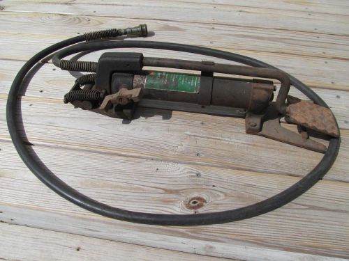 Burndy y34bp-2 hypress foot operated hydraulic crimper pump tool for sale