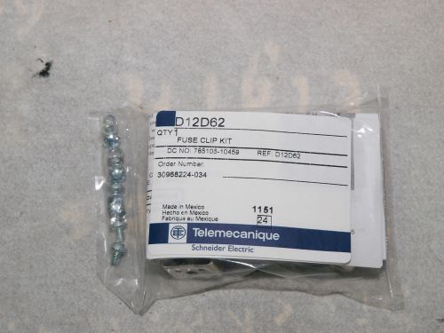 Schneider electric d12d62 telemecanique fuse clamps lot of 10 – new for sale