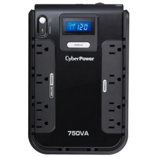 Cyberpower Intelligent LCD Cp750Lcd UPS 420 Watt 750 Va 7 Ah USB 8 Output