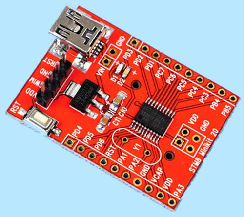 Stm8s003f3p6 stm8 minimum system development board swim debug new for sale