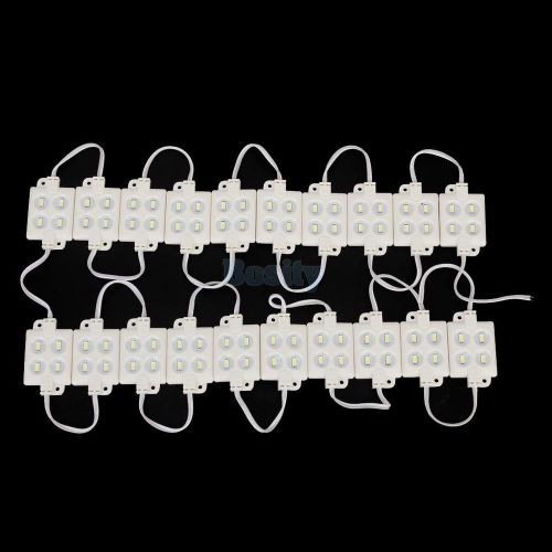 20pcs White 5730 SMD 4-LED Module Light Lamp Waterproof Modules DC12V DIY