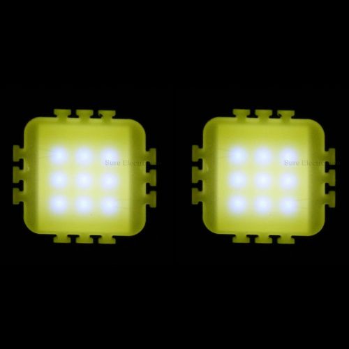 10 pcs 10W White High Power LED Panel 900LM 10 Watt Lamp Light