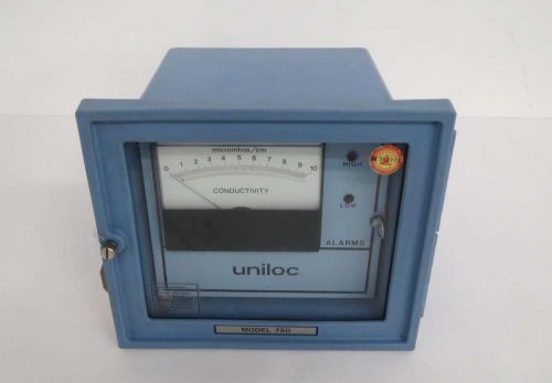 UNILOC 750 0P-09 ANALYTICAL CONDUCTIVITY 0-10MICROHMS/CM 230V-AC METER B463201