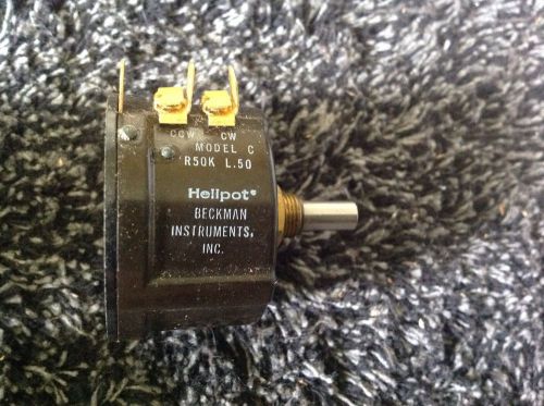 Beckman Helipot potentiometer Model C 50K Resistance - NOS New Old Stock