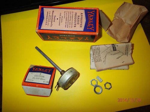 Vintage Electronic Part, Yaxley Y Control