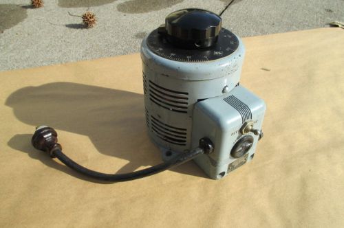 PowerStat Model 116 7.5A Variac Variable Transformer